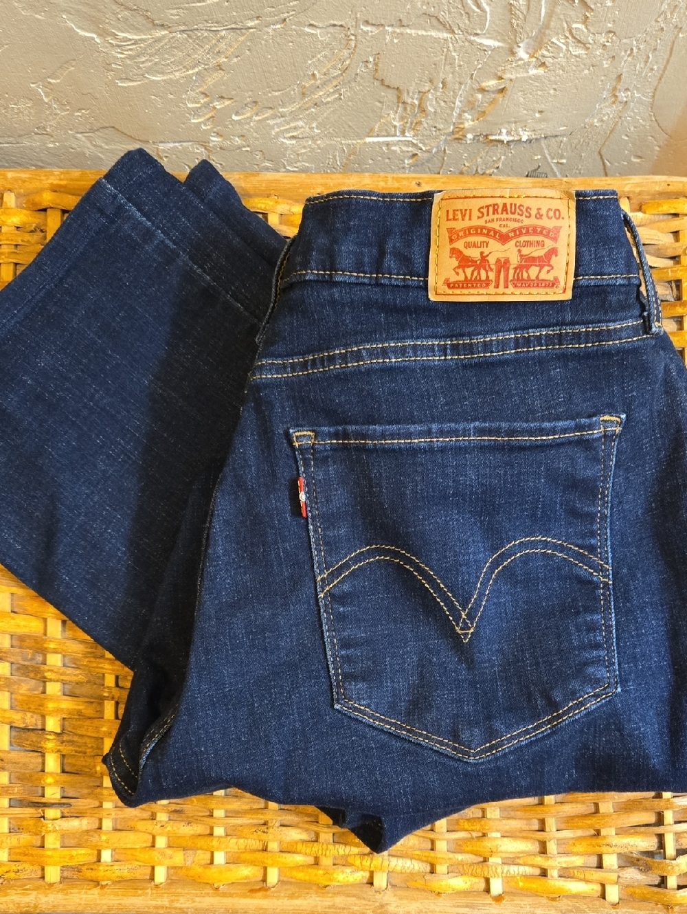 Levi's Women's Boot Cut Jeans in Dark Indigo